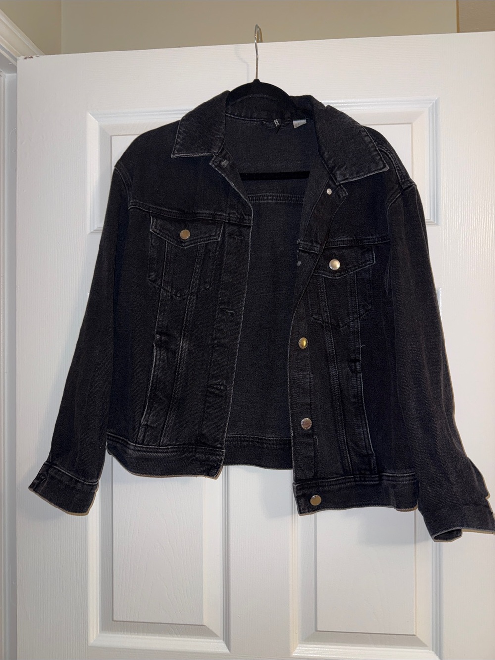 H&M Black Women's Denim Jacket